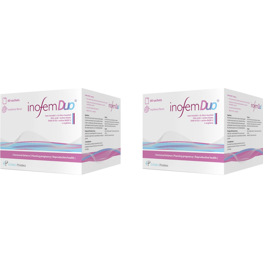 Reducere 22% – Pachet Inofem Duo 60 pliculete + 60 pliculete 1 Pachet Inofem Duo 60 pliculete + 60 pliculete
