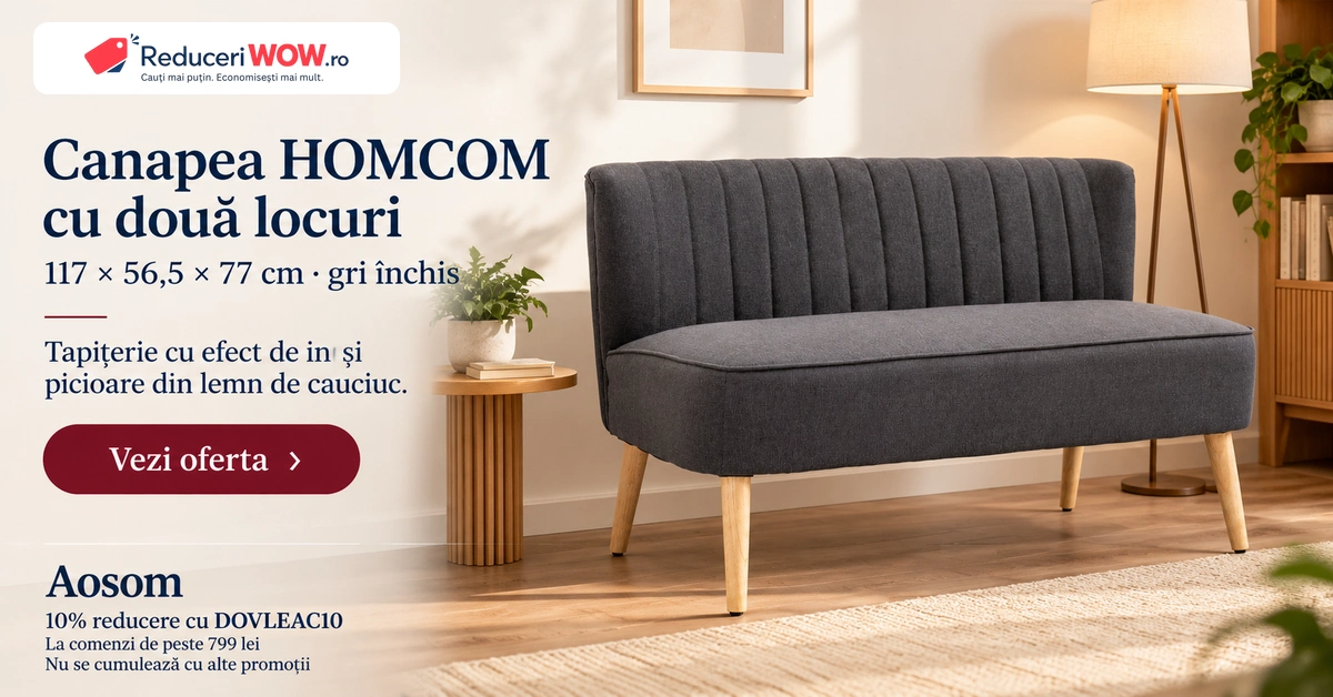 Aosom DOVLEAC10: 10% reducere la comenzi de peste 799 lei