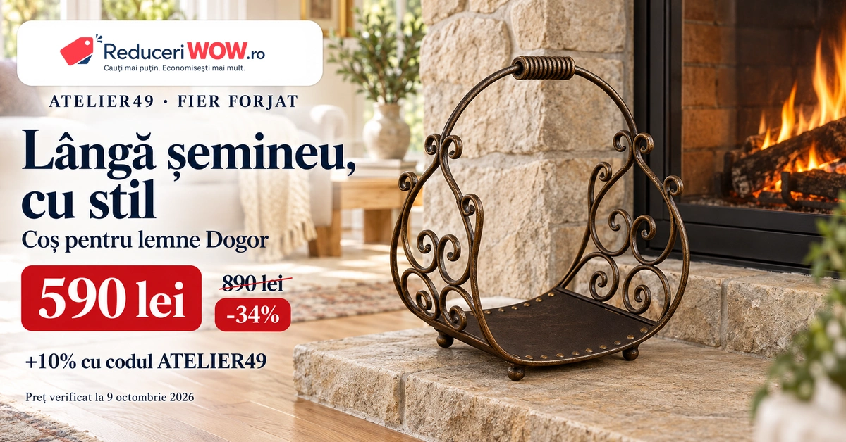 Fier forjat Atelier49: până la 36% reducere și cod extra