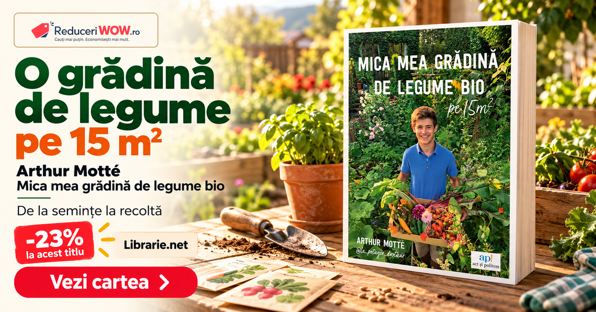 O grădină de legume pe 15 m²: ghidul lui Arthur Motté