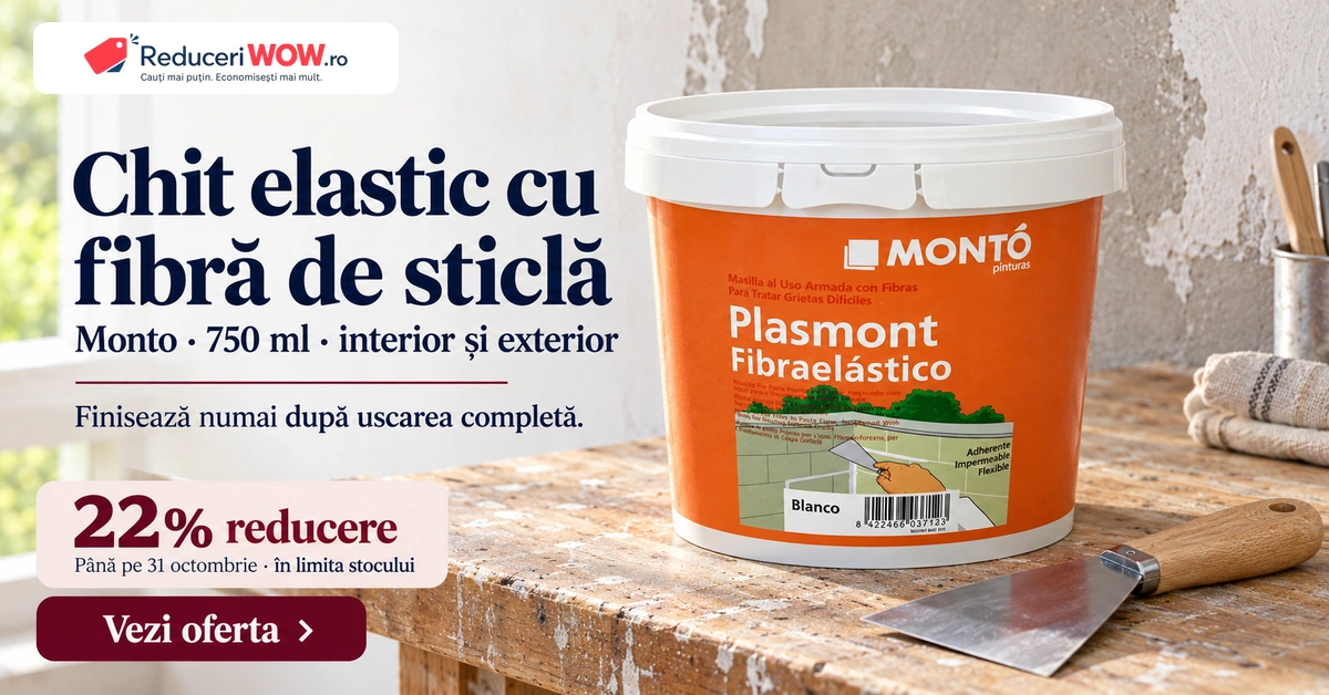 Chit elastic Monto 750 ml: aplicare, uscare și oferta Nano Auto