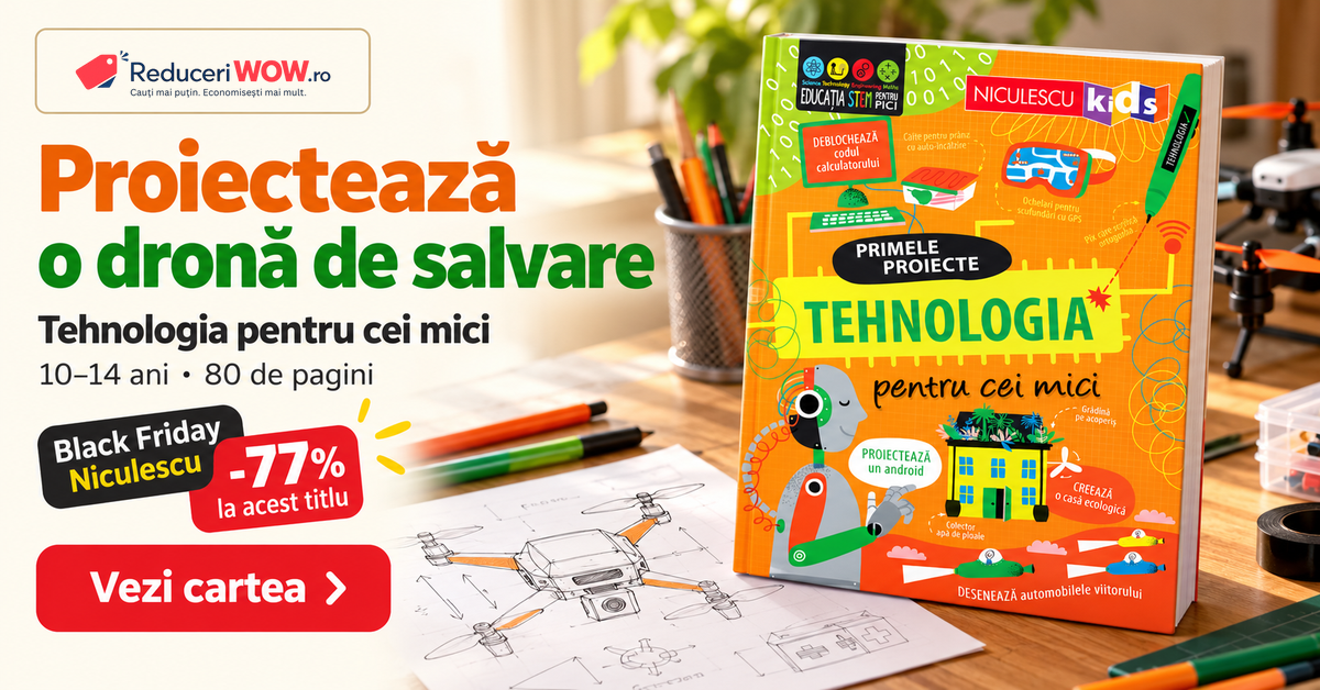 Tehnologia pentru cei mici: proiectează o dronă de salvare