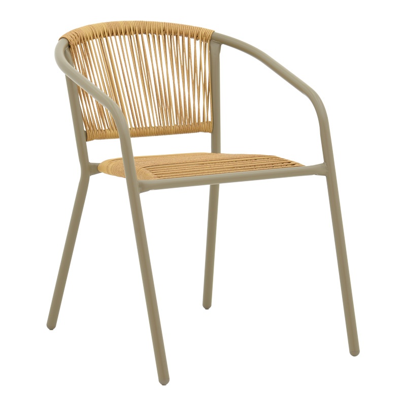 Reducere 25% – Fotoliu Lindaria, Pako World, Metal Sampanie, 54x63x74 cm 1 Fotoliu Lindaria
