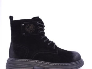 Ghete army bărbați Benvenuti negre din piele întoarsă 3858BG543VN