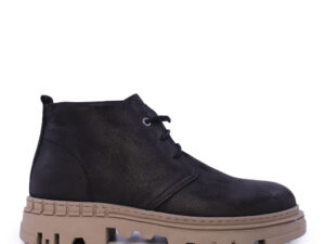 Ghete bărbați Luca di Gioia negre din piele nabuck 2308BG851701N
