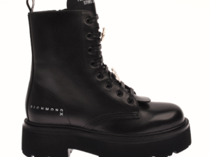 Ghete femei John Richmond negre din piele cu accesorii decorative 2268DG25247N
