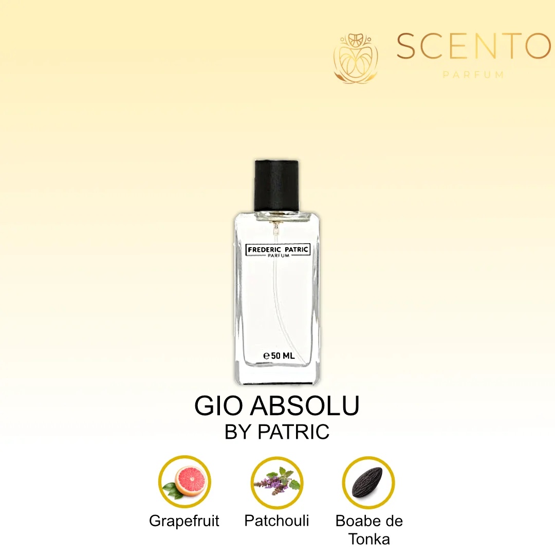 Reducere 38% – Gio Absolu by Patric (A-2) apa de parfum 50ml, barbati 2 barbati
