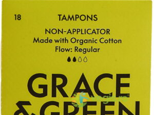 Tampoane din 100% Bumbac Organic Normal 18buc