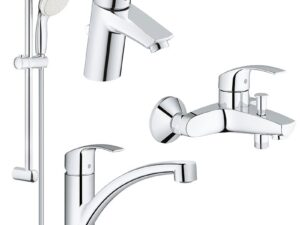 Set complet baterii baie si bucatarie Grohe Eurosmart New-(33265002