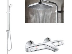 Pachet: Coloana dus Grohe Tempesta 250