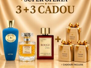 Hermosa Superio + Fallen Angel + Rouge Dubai + 3 parfumuri 100ml cadou