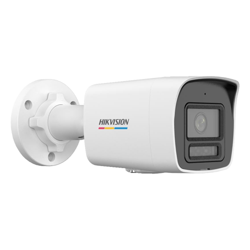 Reducere 21% – Camera IP bullet 2MP Hikvision DS-2CD1027G2H-LIU, lentila 2.8 mm, IR si lumina alba 30 m, microfon - Default Title 1 Camera IP bullet 2MP Hikvision DS-2CD1027G2H-LIU