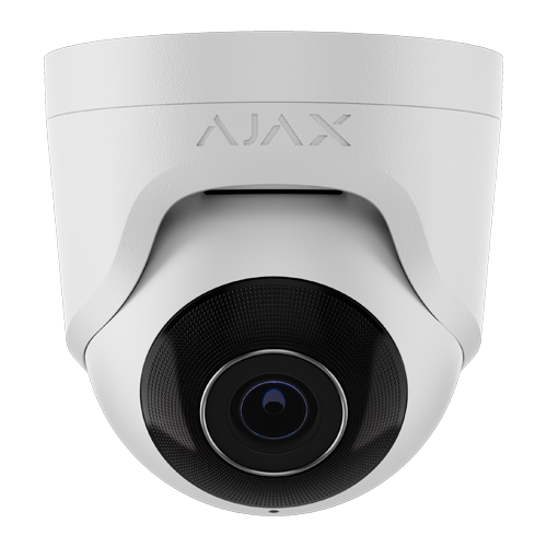 Reducere 10% – Camera IP turret 5MP Ajax TurretCam alba, lentila 4 mm, IR 35 m, microfon, microSD, PoE, IP65 - Default Title 1 Camera IP turret 5MP Ajax TurretCam alba