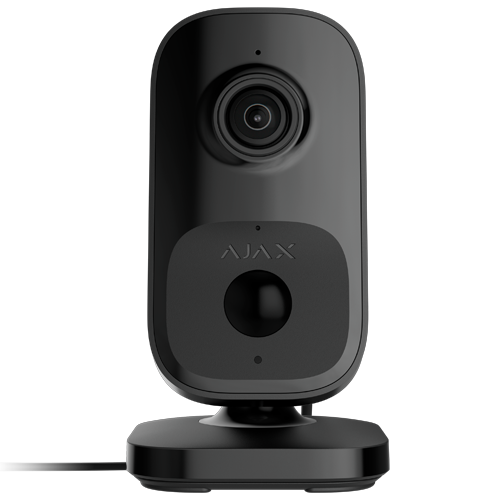 Reducere 10% – Camera IP de interior Ajax IndoorCam neagra, 4MP, Wi-Fi, senzor PIR, IR 8 m, detectie AI, unghi 110 - Default Title 1 Camera IP de interior Ajax IndoorCam neagra