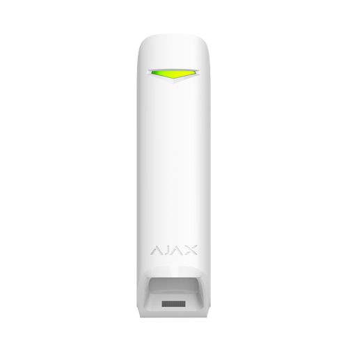 Reducere 10% – Detector de miscare tip cortina wireless Ajax MotionProtect Curtain alb, 6-15 m, IP54, Grad 2 - Default Title 1 Detector de miscare tip cortina wireless Ajax MotionProtect Curtain alb