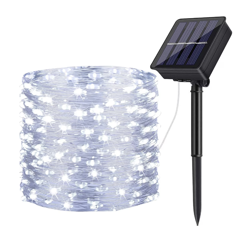 Reducere 49% – Instalatie solara 30 metri cu 300 LED fir CUPRU telecomanda ALB RECE 1500 21 1 Instalatie solara 30 metri cu 300 LED fir CUPRU telecomanda ALB RECE 1500 21