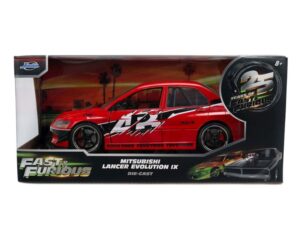 JADA FAST AND FURIOUS MASINUTA METALICA MITSUBISHI LANCER EVOLUTION IX SCARA 1 LA 24