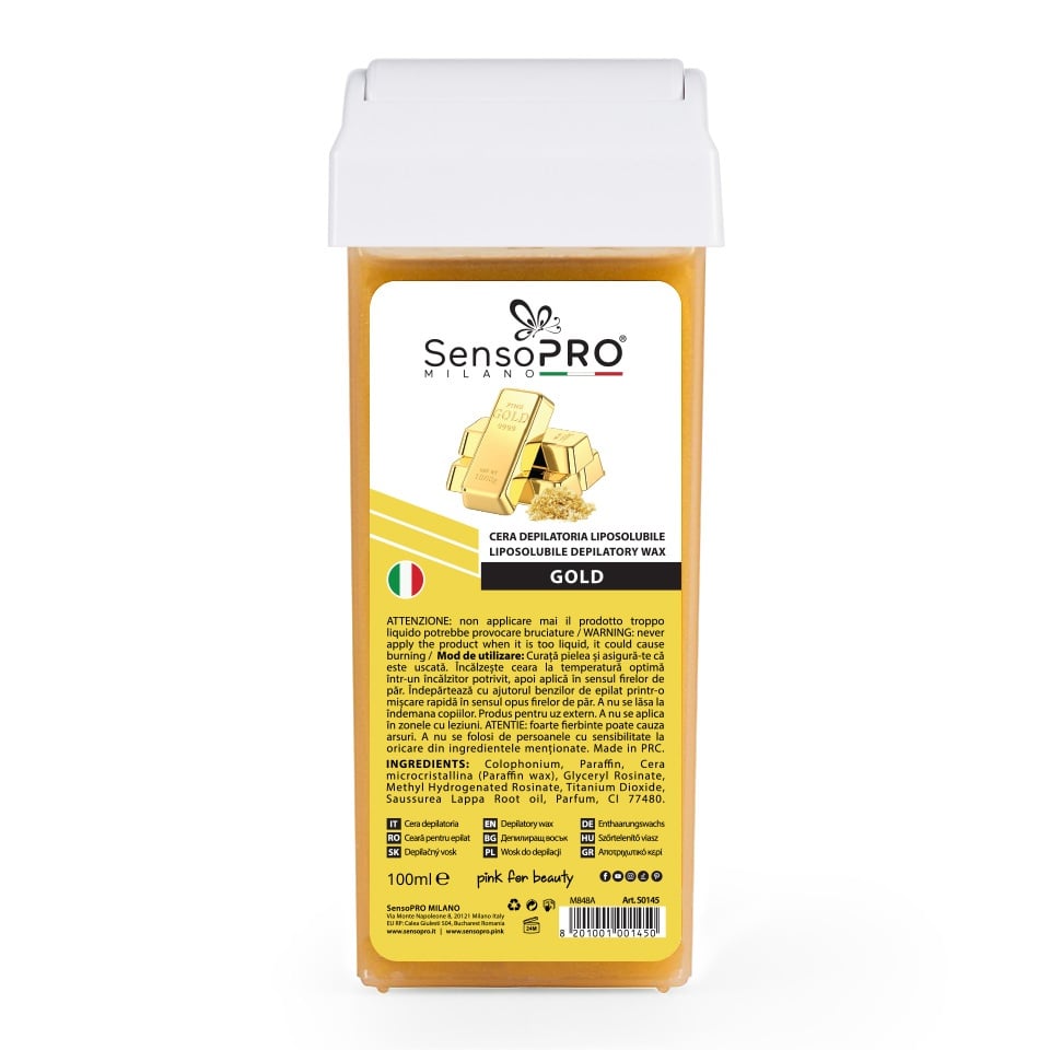 Reducere 45% – Kit Epilare Ceara Consumabile SensoPRO Gold Queen 2 Reducere 45% – Kit Epilare Ceara Consumabile SensoPRO Gold Queen - imagine 2