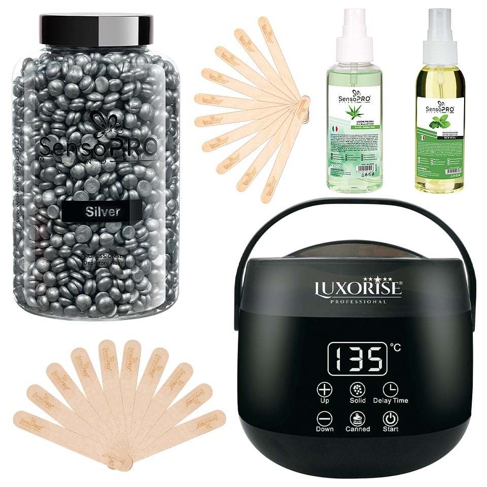 Reducere 50% – Kit Epilare Ceara Duo iTouch Premium, SensoPRO Milano 1 Kit Epilare Ceara Duo iTouch Premium