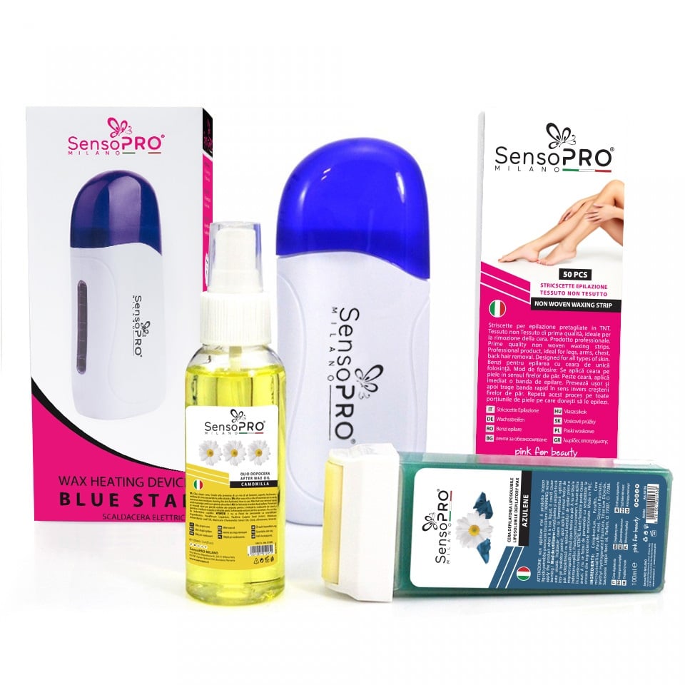 Reducere 51% – Kit Epilare Ceara SensoPRO Start Azure 1 Kit Epilare Ceara SensoPRO Start Azure