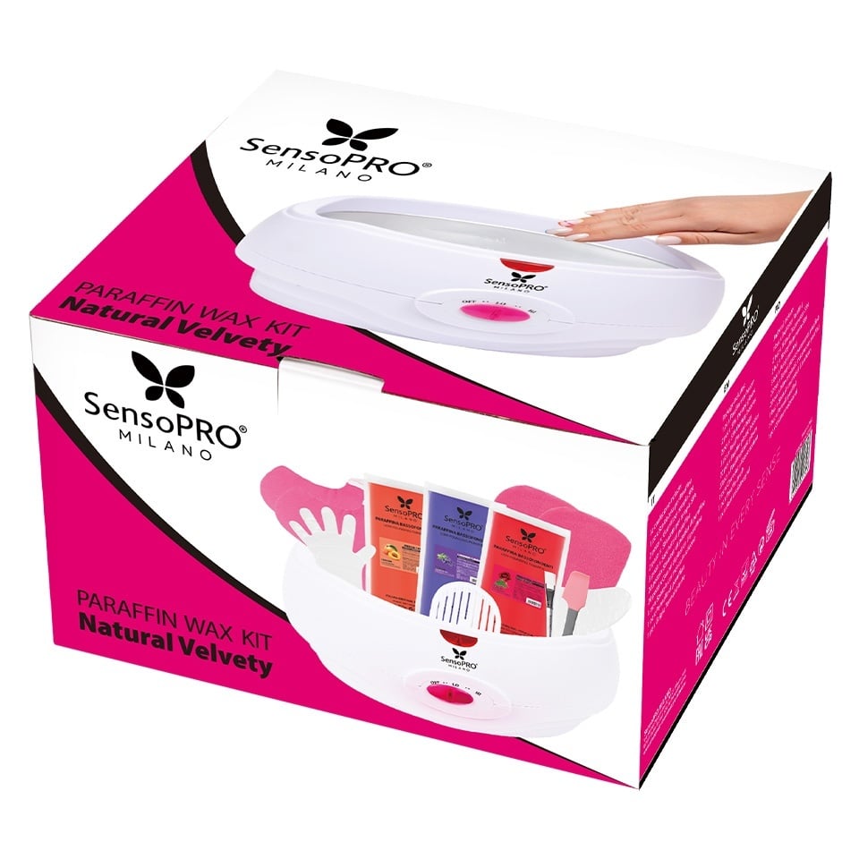 Reducere 46% – Kit Parafina Natural Velvety SensoPRO Milano 2 Reducere 46% – Kit Parafina Natural Velvety SensoPRO Milano - imagine 2