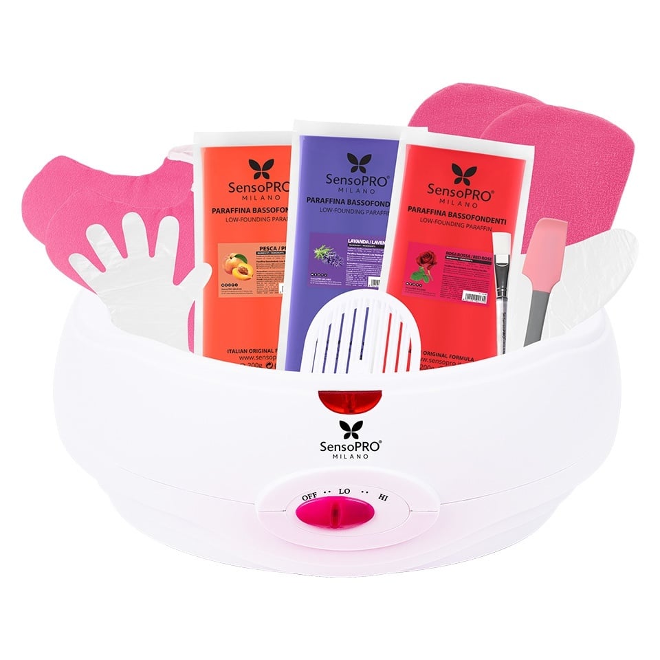 Reducere 46% – Kit Parafina Natural Velvety SensoPRO Milano 1 Kit Parafina Natural Velvety SensoPRO Milano