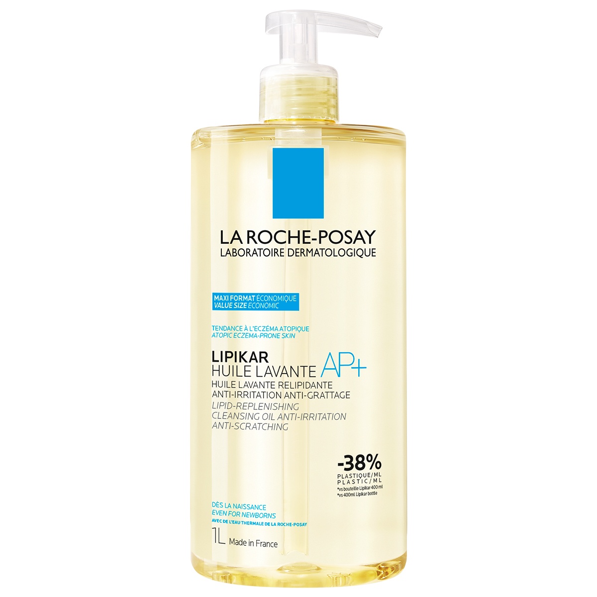 Reducere 15% – La Roche-Posay Lipikar Ulei de Spalare AP+, 1L 1 La Roche-Posay Lipikar Ulei de Spalare AP+
