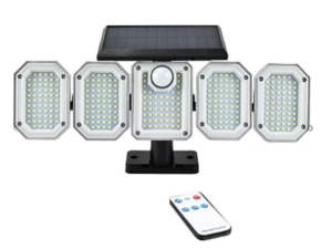 Lampa solara Andowl Q TY300 cu 5 casete si 300 LED