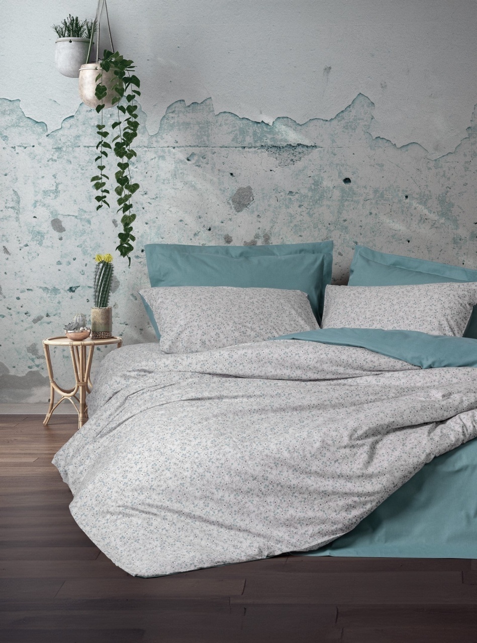Reducere 41% – Lenjerie 1 Persoana cu elastic 100x200 June Mint (Bumbac 100%) 1 Lenjerie 1 Persoana cu elastic 100x200 June Mint (Bumbac 100%)