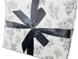 Lenjerie cu elastic 180x200 Creponata Flowers V15 6 Piese (Finet)
