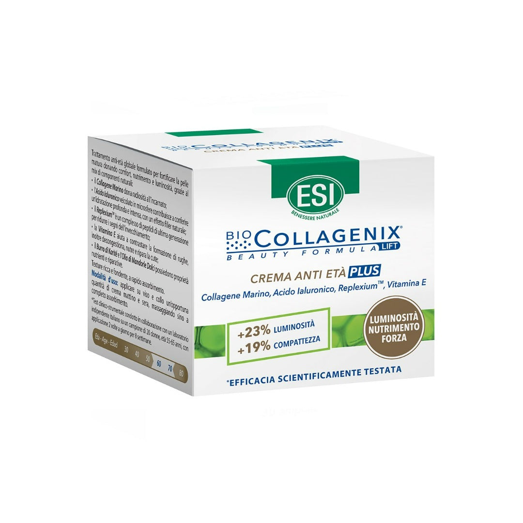 Reducere 30% – ESI BIOCOLLAGENIX Crema Anti-aging Plus, 50ml, varsta 50+ ani 1 ESI BIOCOLLAGENIX Crema Anti-aging Plus