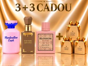 Marshmellow Crush + Eclat Vanilla + Blossom+ 3 Parfumuri Cadou 100 ml
