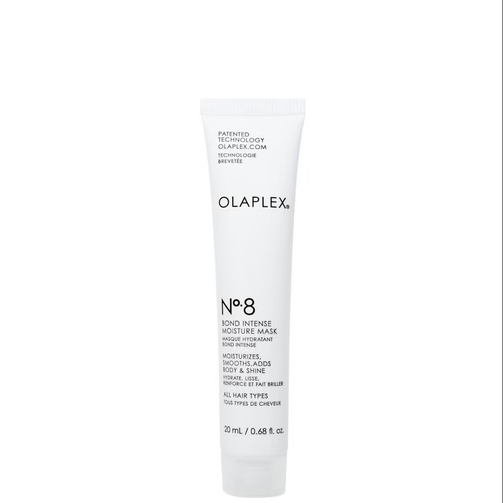 Reducere 20% – Mască reparatoare No. 8 Bond Intense Moisture Mask, 20 ml, Olaplex 1 Mască reparatoare No. 8 Bond Intense Moisture Mask