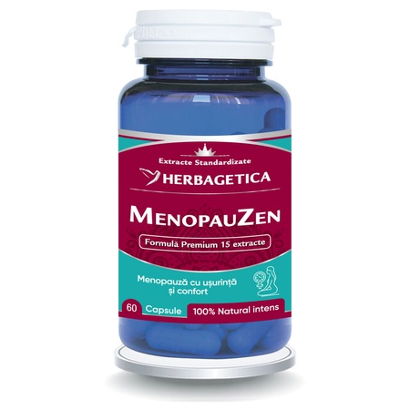 Reducere 15% – MenopauZen, 60 capsule, Herbagetica 1 MenopauZen