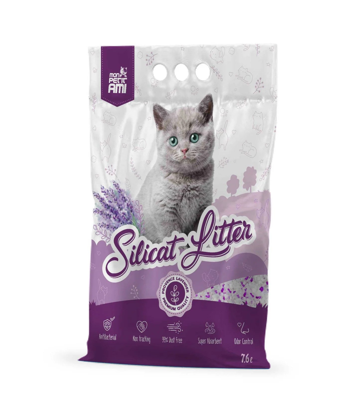 Reducere 38% – Nisip Silicat Pentru Pisici Mon Petit Ami Lavanda 3.8 L 1 Nisip Silicat Pentru Pisici Mon Petit Ami Lavanda 3.8 L