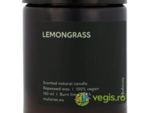 Lumanare Naturala Lemongrass 180ml