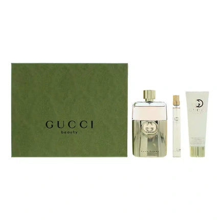 Reducere 17% – Set cadou parfum, Gucci, Guilty, 3 piese 1 Set cadou parfum