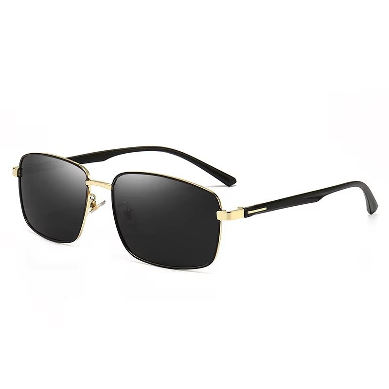 Reducere 63% – Ochelari de soare pentru barbati, SG068, Negru/Auriu 1 Ochelari de soare pentru barbati