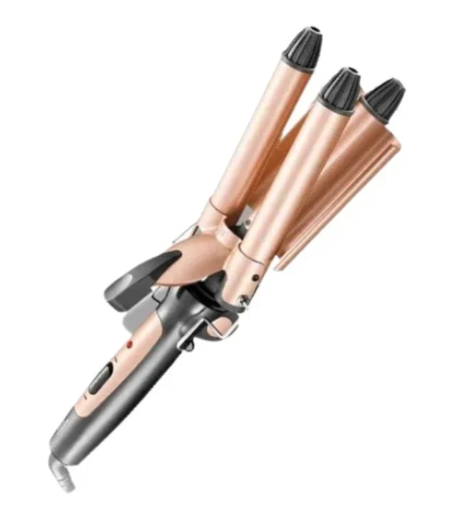 Reducere 52% – Ondulator pentru par Kemei KM 1010A cu 3 tuburi 1 Ondulator pentru par Kemei KM 1010A cu 3 tuburi