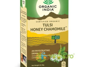 Ceai Tulsi cu Miere si Musetel (Amestec Adaptogen Revigorant) Ecologic/Bio 25dz