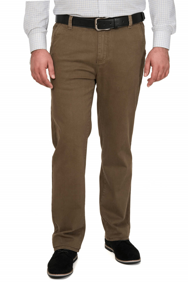 Reducere 31% – Pantaloni casual cu buzunar oblic, Realize, maro caramel (Marime pantalon: W31) 1 Pantaloni casual cu buzunar oblic
