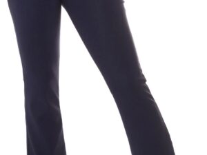 Pantaloni dama eleganti evazati bleumarin navy Felipa