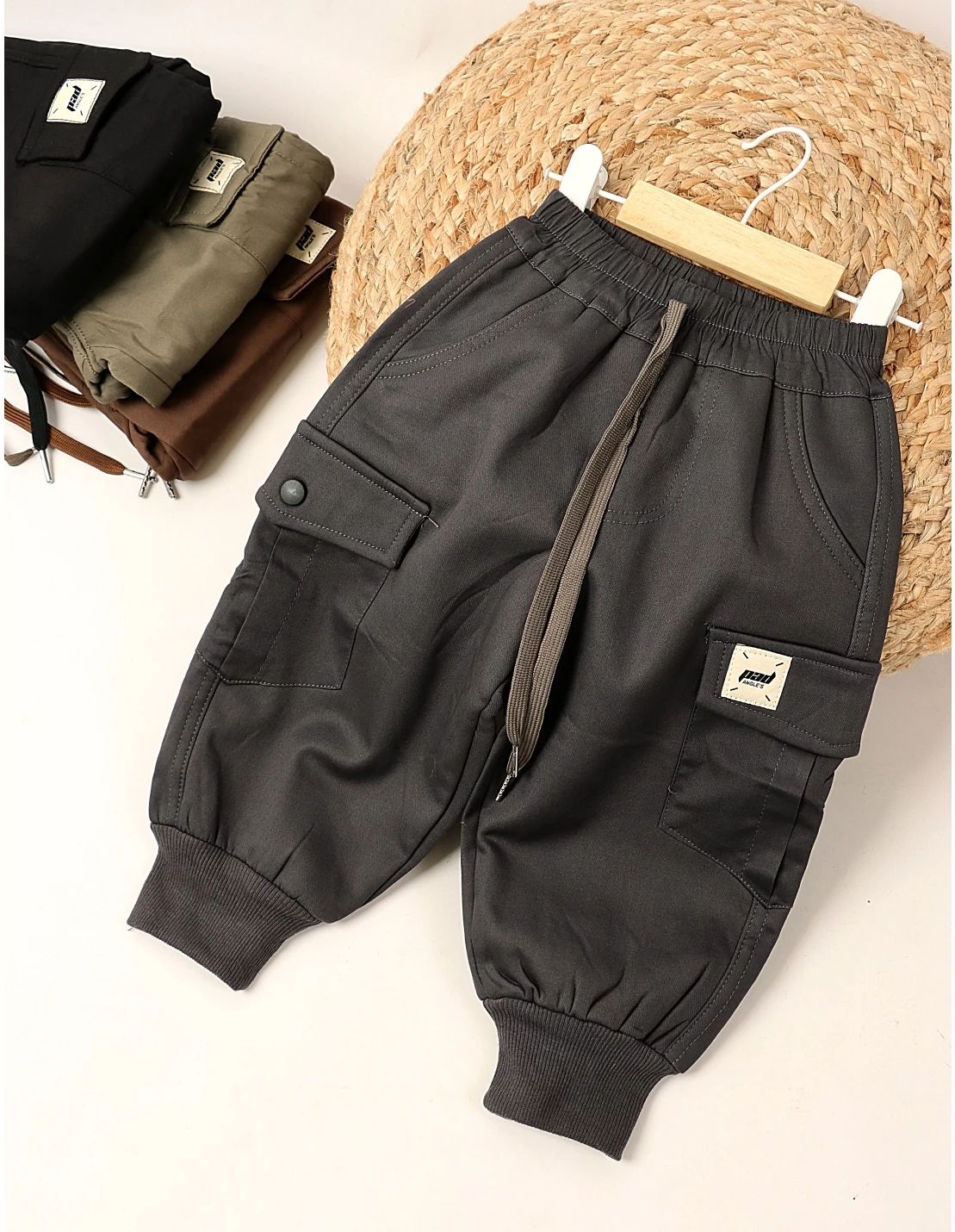 Reducere 50% – Pantaloni imblaniti Theodor gri 1 Pantaloni imblaniti Theodor gri