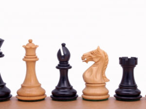 Piese sah lemn Staunton 6 Supreme Ebonised