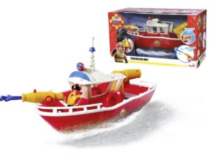 POMPIERUL SAM BARCA DE SALVARE TITAN CU FIGURINA SAM SI ACCESORII