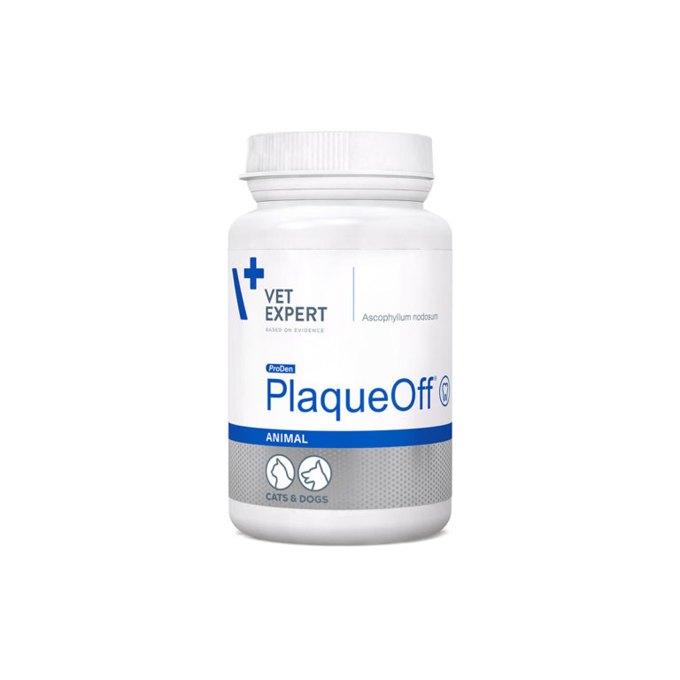 Reducere 16% – Supliment pentru caini si pisici cu afectiuni dentare Vet Expert Plaque Off, 40 g 1 Supliment pentru caini si pisici cu afectiuni dentare Vet Expert Plaque Off