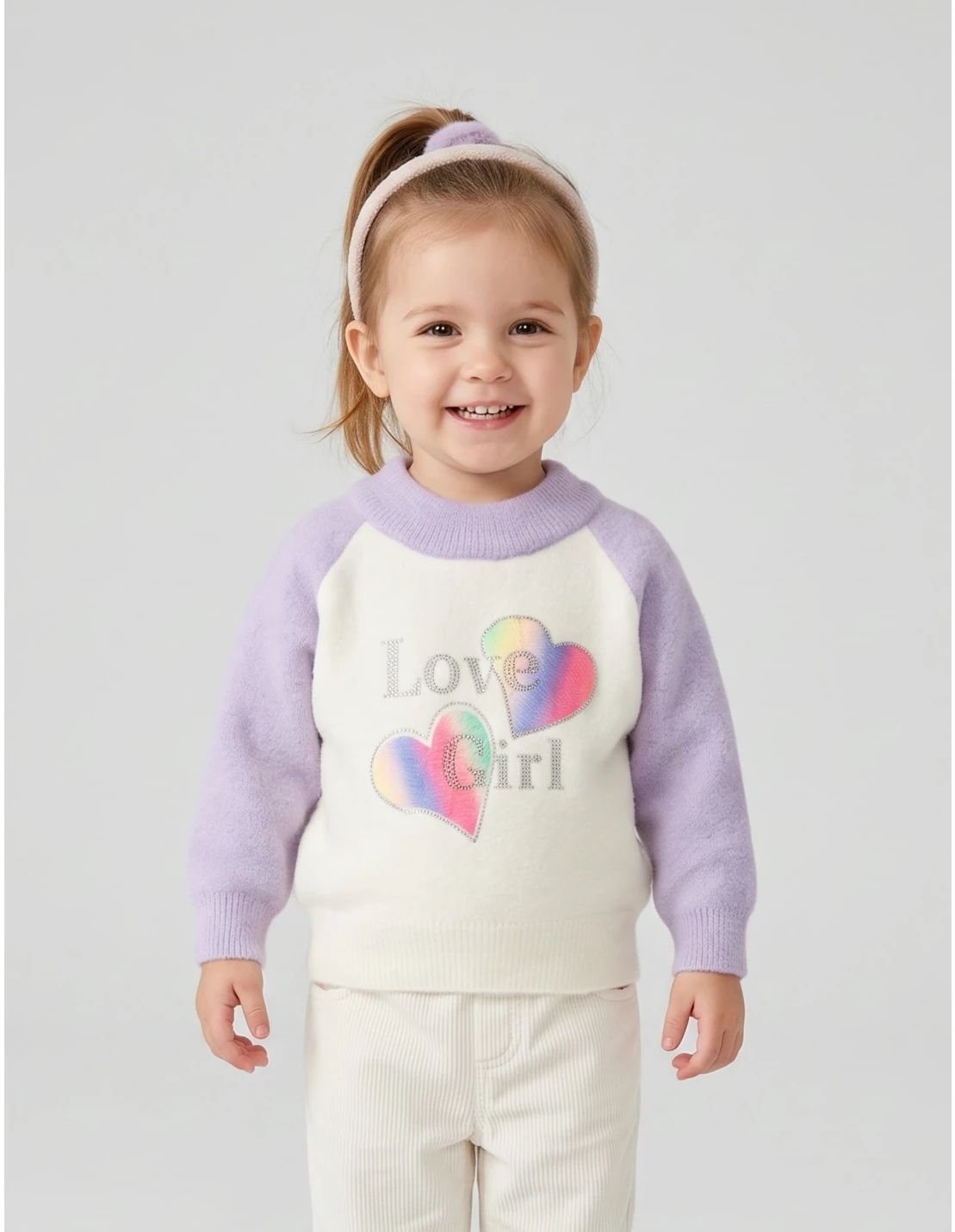 Reducere 60% – Pulover gros, Elissa, mov 1 Pulover gros