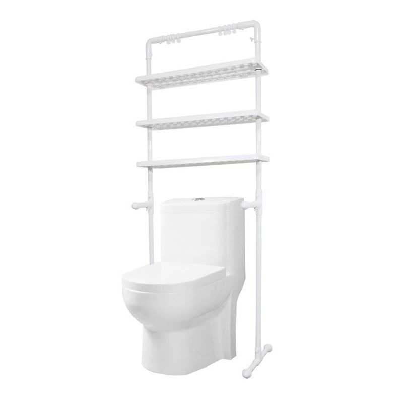 Reducere 23% – Raft Multifunctional pentru Baie YLT-0418 104 x 43 x 162 cm 3 Rafturi Alb 1 Raft Multifunctional pentru Baie YLT-0418 104 x 43 x 162 cm 3 Rafturi Alb