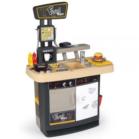 Reducere 41% – Restaurant pentru copii Smoby Food Corner negru 2 Reducere 41% – Restaurant pentru copii Smoby Food Corner negru - imagine 2