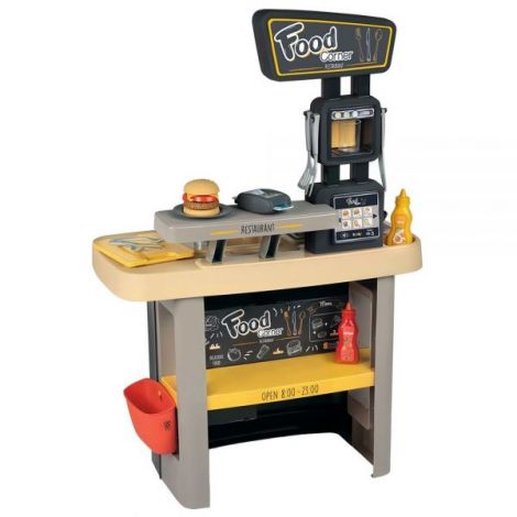 Reducere 41% – Restaurant pentru copii Smoby Food Corner negru 1 Restaurant pentru copii Smoby Food Corner negru